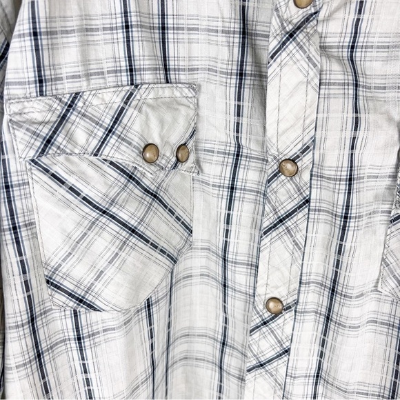 Wrangler Long Sleeve Pearl Snap Button Up Western Shirt Size XXL - Picture 4 of 6